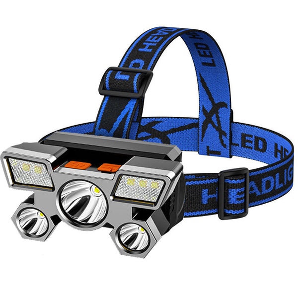 Outdoor Miner's Lamp Headlight With Head-mounted Small Torch