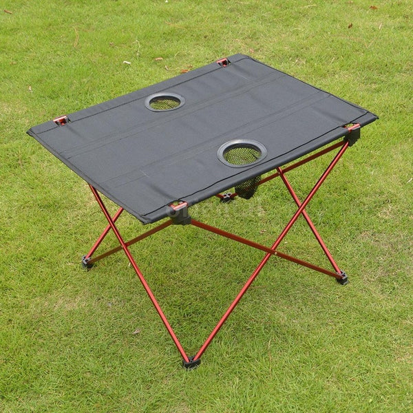 Aluminum alloy portable folding table