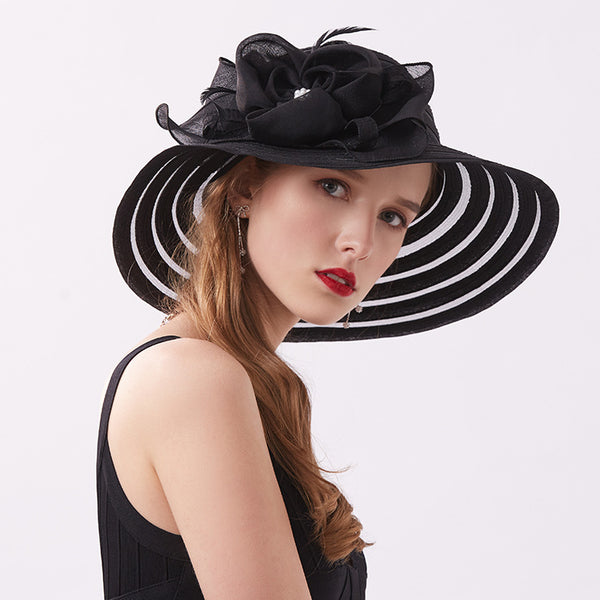 Lace Flower Sunshade Net Hat Summer Folding