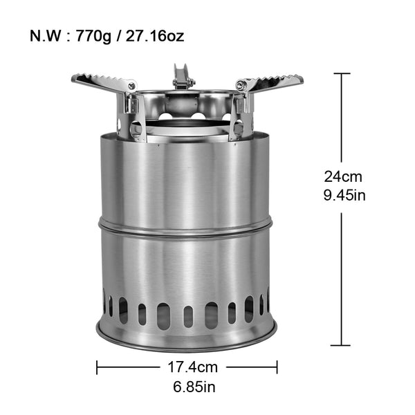 Portable barbecue stove outdoor stove