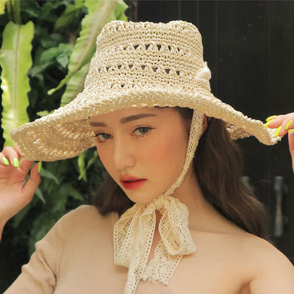 Summer Foldable Handmade Hat Korean Style