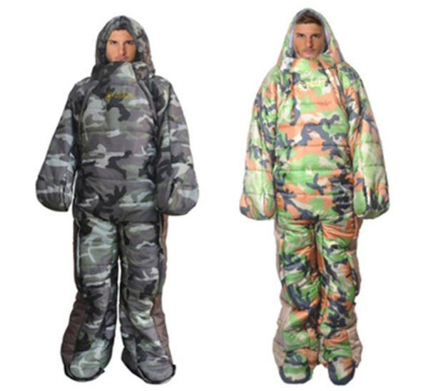 Human sleeping bag humanoid sleeping bag can walk mummy sleeping bag wild warm sleeping bag hospital accompanying sleeping bag to keep warm