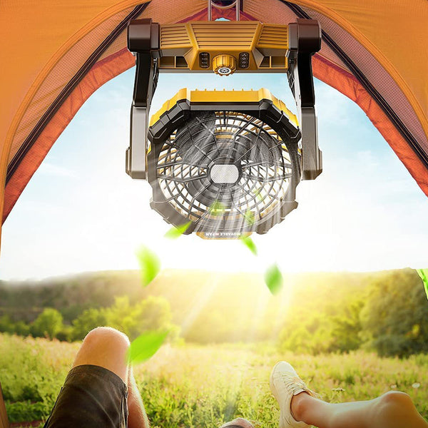 Convenient USB Rechargeable Small Fan Tent